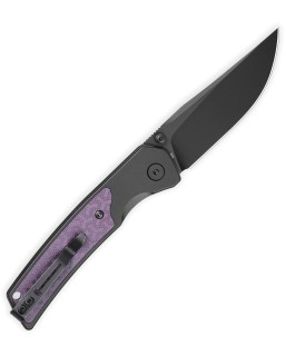 Bestech Icebreaker Black PVD D2 Tool Steel Blue Alu Purple G10 Handle