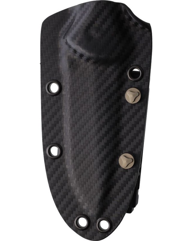 Microtech Socom Alpha Mini M390 steel DLC black finish Carbon Fiber handle - signature series