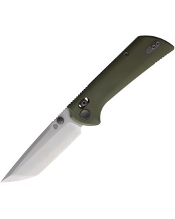 North Mountain Blade Chop Crossbar Lock SLD-Magic Steel Tanto Blade OD Green G10 Handle