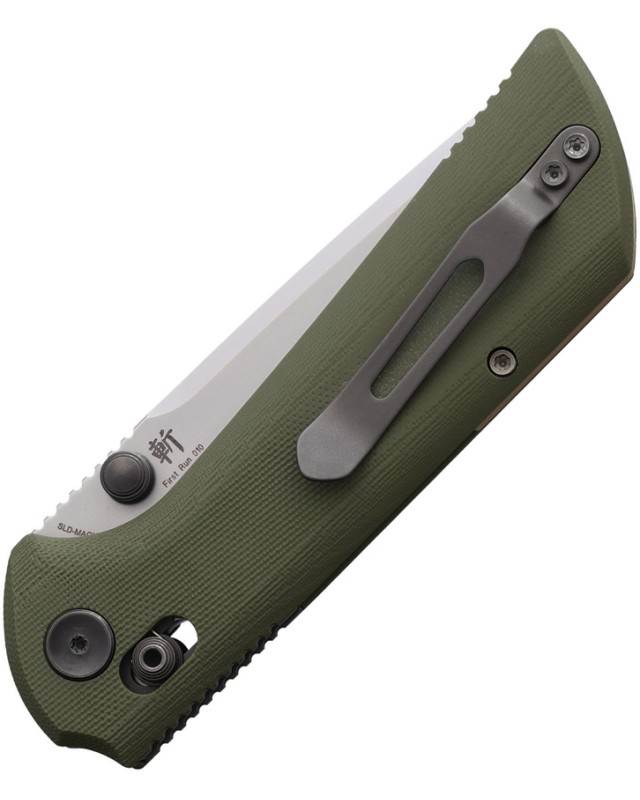 North Mountain Blade Chop Crossbar Lock SLD-Magic Steel Tanto Blade OD Green G10 Handle