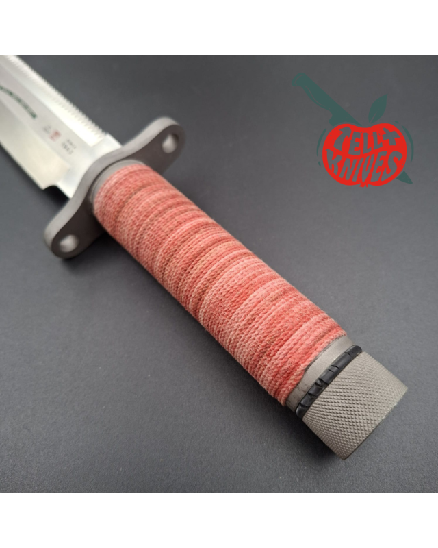 AL MAR Knives 1988 SF-10 25th Anniversary SF Green Berets Survival knife AUS6 stainless steel tubular handle