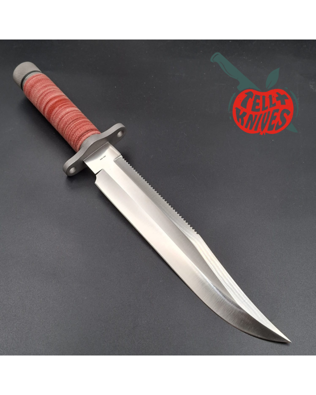 AL MAR Knives 1988 SF-10 25th Anniversary SF Green Berets Survival knife AUS6 stainless steel tubular handle