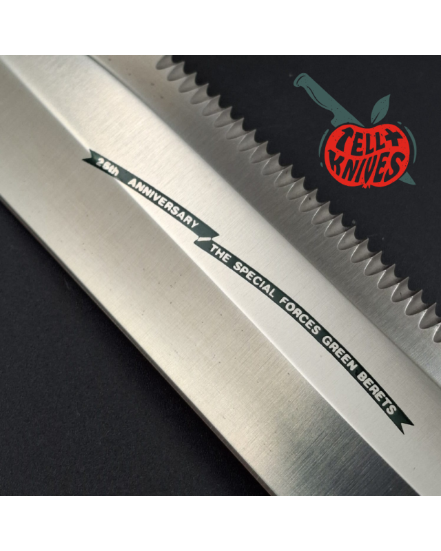AL MAR Knives 1988 SF-10 25th Anniversary SF Green Berets Survival knife AUS6 stainless steel tubular handle