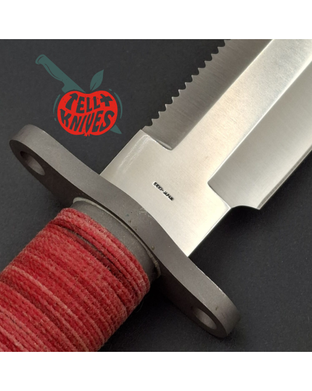 AL MAR Knives 1988 SF-10 25th Anniversary SF Green Berets Survival knife AUS6 stainless steel tubular handle