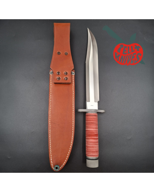 AL MAR Knives 1988 SF-10 25th Anniversary SF Green Berets Survival knife AUS6 stainless steel tubular handle