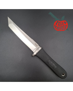 SOG Tsunami Tanto fixed blade Taiwan AUS8 Kraton handle black nylon sheath