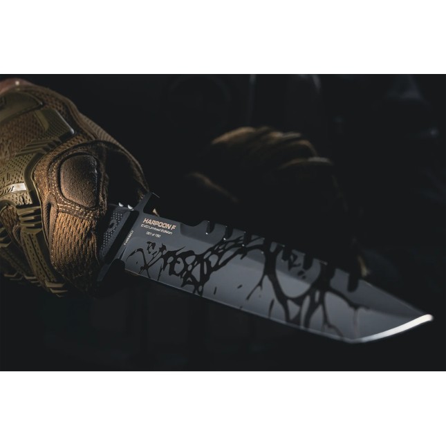 Extrema Ratio Harpoon F EVO 150pces Limited Edition Full Tang N690Co steel Black Camo