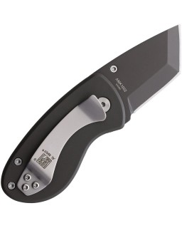 Al Mar Knives New Havana folding knife cigar cutter gray titanium coated stainless tanto blade gray titanium handle pock