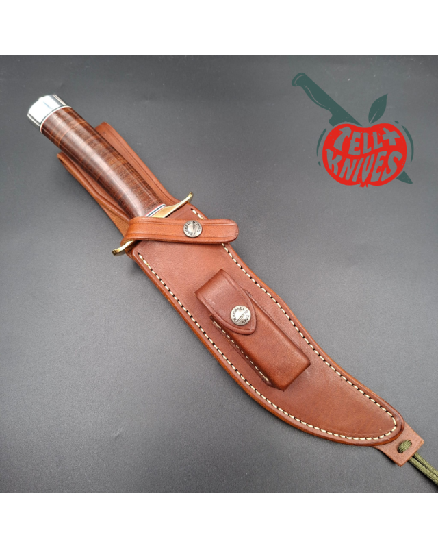 Randall Made Knives 2001 RSK4 4-8 fighter forged carbone steel blade brass hilt stacked leather handle only 384 made