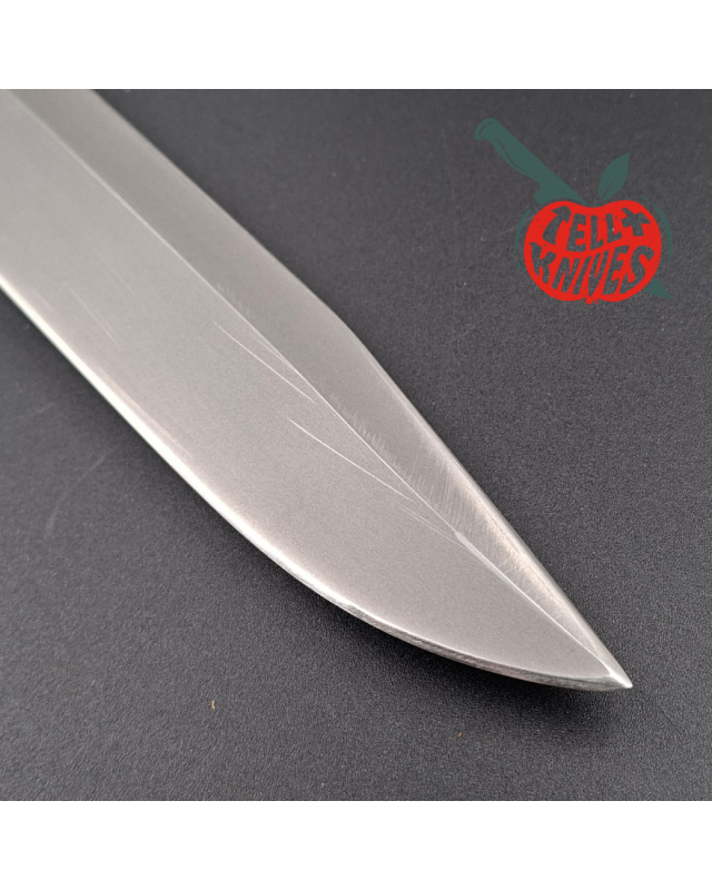 John EK - 1991 Commando Bowie - Operation Desert Shield Edition full tang 440C steel grey coating paracord wrapped handle