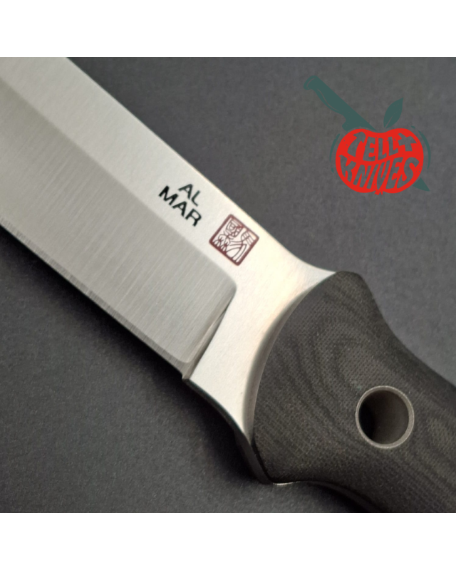 Al Mar Knives Mini SERE Operator SEKI Japan full tang VG-10 stainless steel black micarta handle numbered