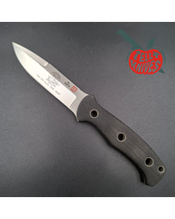 Al Mar Knives FBI Miami Mini SERE Operator SEKI Japan full tang VG-10 stainless steel black micarta handle