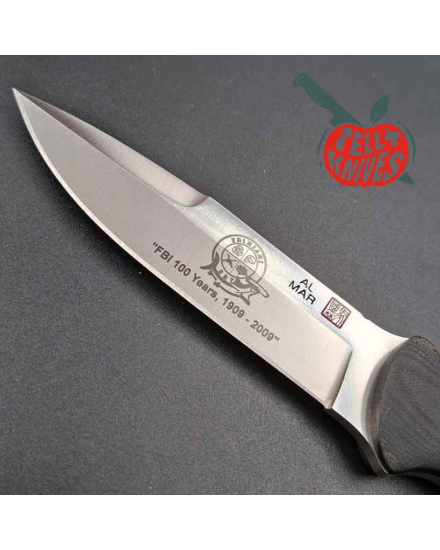 Al Mar Knives FBI Miami Mini SERE Operator SEKI Japan full tang VG-10 stainless steel black micarta handle