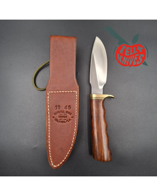 Randall Made Knives 2025 Model 11-4.5 Alaskan Skinner forged stainless steel Arizona ironwood handle