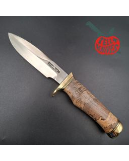 Randall Made Knives 2025 Combat Companion forged stainless steel blade maple wood handle black leather sheath