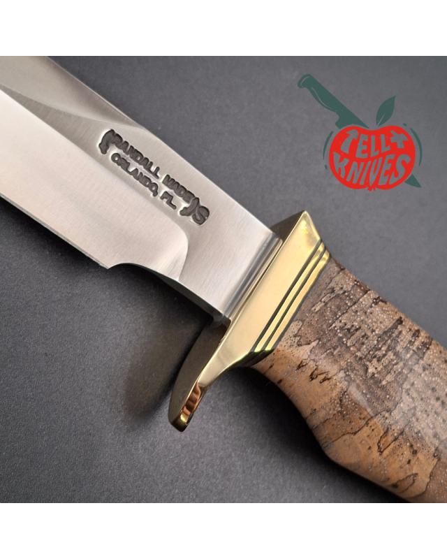 Randall Made Knives 2025 Combat Companion forged stainless steel blade maple wood handle black leather sheath