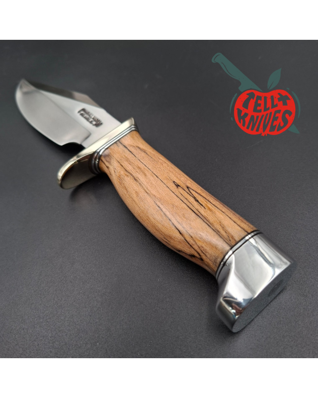 Randall Made Knives Model 19-5 Bushmaster forged stainless steel maple handle nickel silver guard