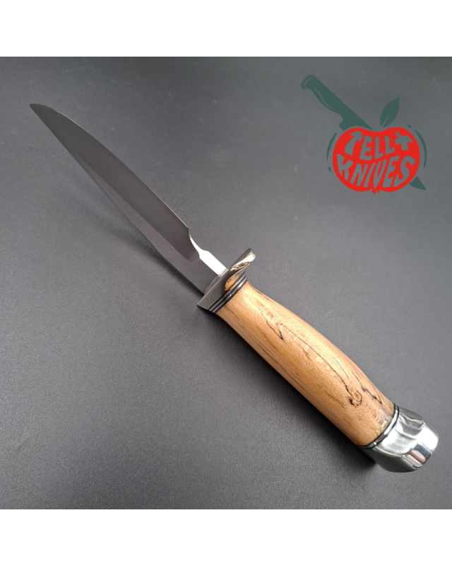 Randall Made Knives Model 19-5 Bushmaster forged stainless steel maple handle nickel silver guard
