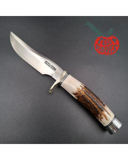 Randall Made Knives Model 3-5 Hunter forged stainless steel stag handle nickel silver guard
