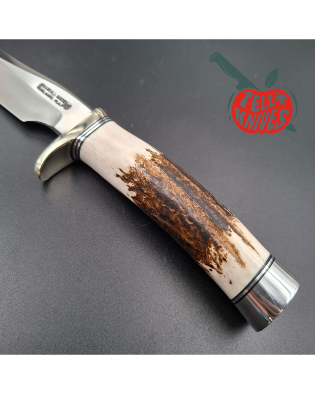 Randall Made Knives Model 3-5 Hunter forged stainless steel stag handle nickel silver guard
