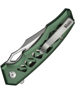 Civivi Anaaki Button Lock Folding Knife Nitro V Black Aluminium Handle