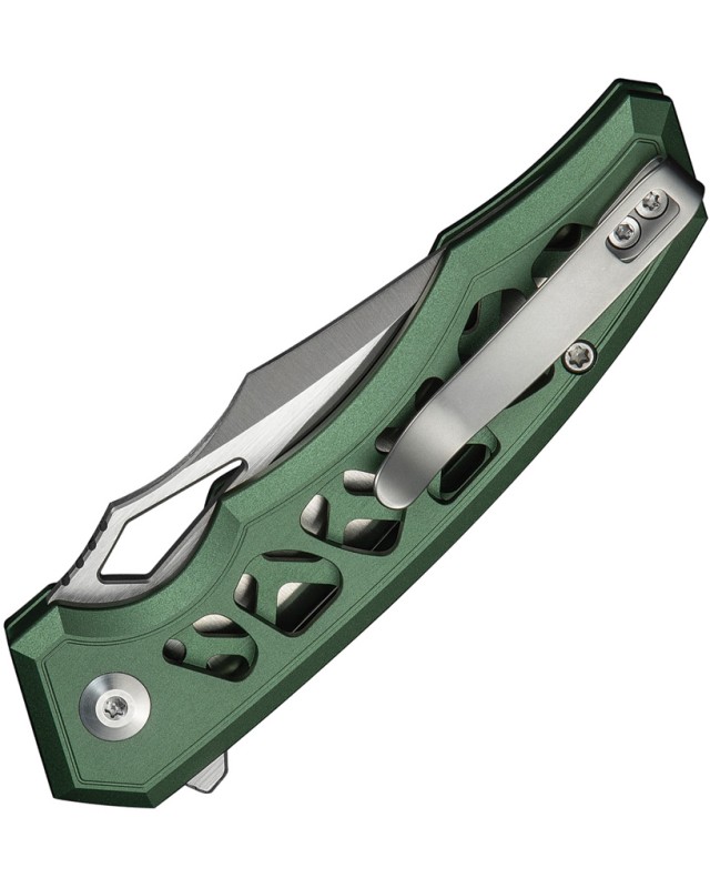 Civivi Anaaki Button Lock Folding Knife Nitro V Black Aluminium Handle