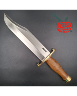 Randall Made Knives 1980ies Model 12-11 Smithsonian Bowie forged carbon steel walnut handle brass guard and pommel