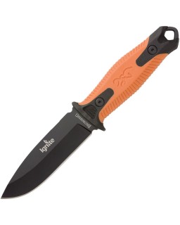 Browning Ignite 2 black oxide coated 7Cr17MoV Orange polymer handle integrated fire steel