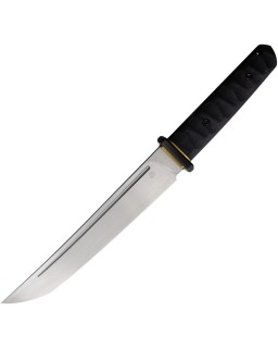 North Mountain Blade Warrior Tanto HITACHI SLD-magic SAN MAI steel satin finish black G10 handle