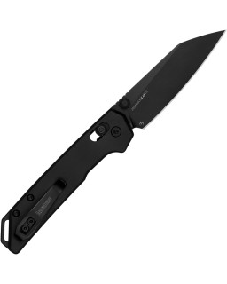 Kershaw Mini Iridium Reverse Tanto Folding Knife 2051R D2 Steel Gray Aluminium Handle