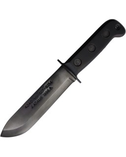 Sheffield Knives Survival Knife Ministry of Defence (MOD) specification black oxide coated carbon steel blade