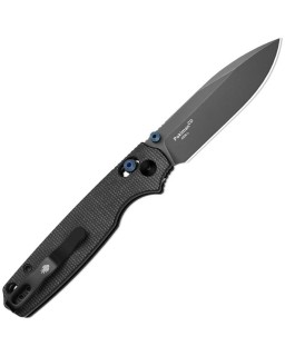 Kizer Cutlery Pokiman folding knife AEB-L stainless steel blackwash finish blade Clutch Lock black canvas micarta handle