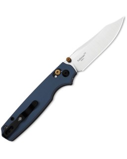 Kizer Cutlery Pokiman folding knife AEB-L stainless steel satin finish blade Clutch Lock blue aluminium handle