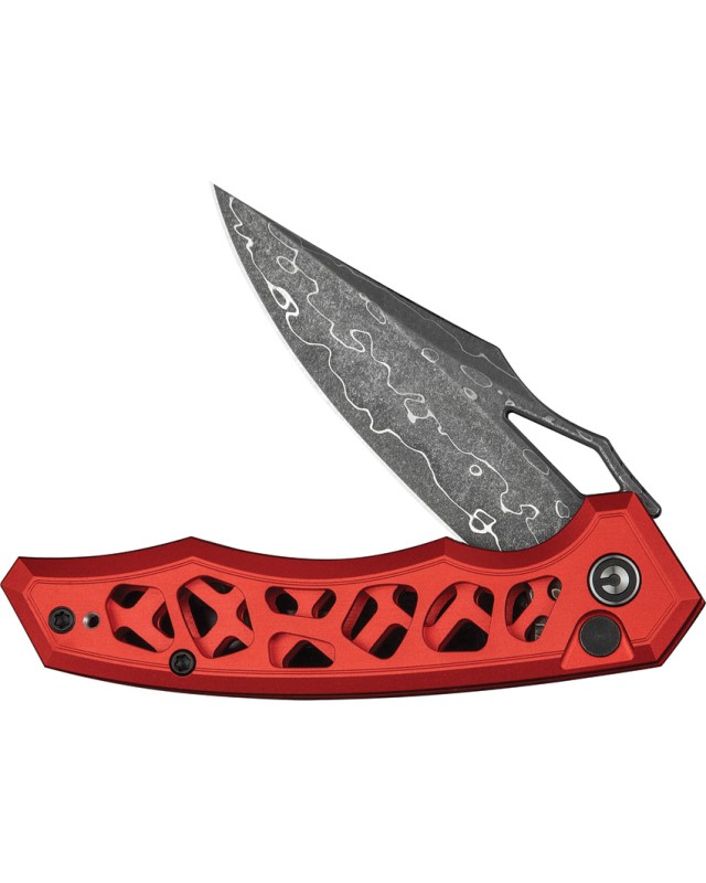 Civivi Anaaki Button Lock Folding Knife Nitro V Black Aluminium Handle