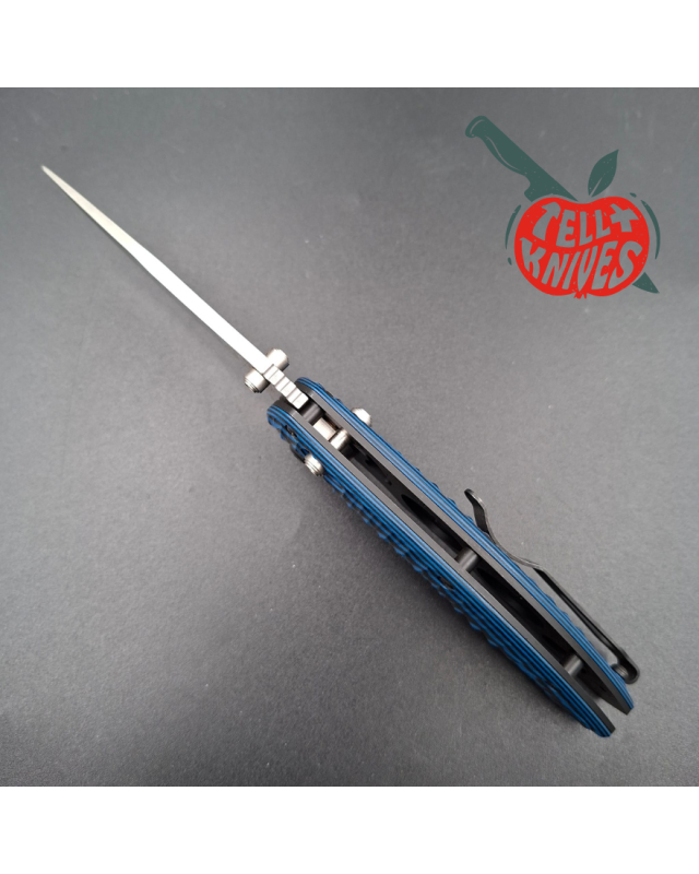 Benchmade 2016 300SN Ball 154CM steel blade black and blue G10 handle