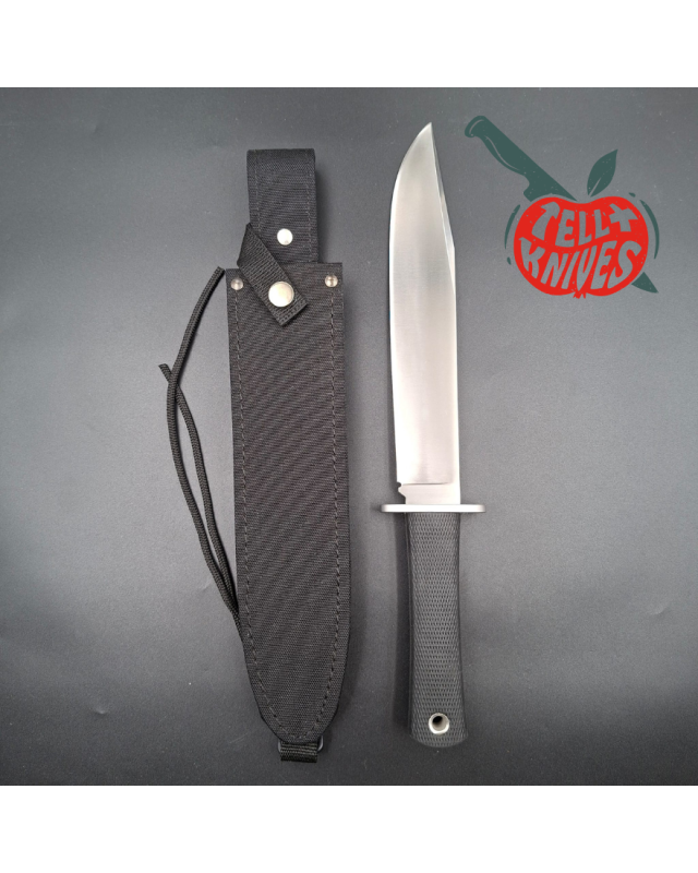 Cold Steel Trail Master Prototype early 90ies 400 series stainless steel Kraton handle black nylon sheath