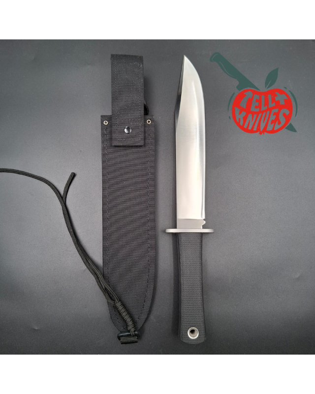 Cold Steel Trail Master Prototype early 90ies 400 series stainless steel Kraton handle black nylon sheath