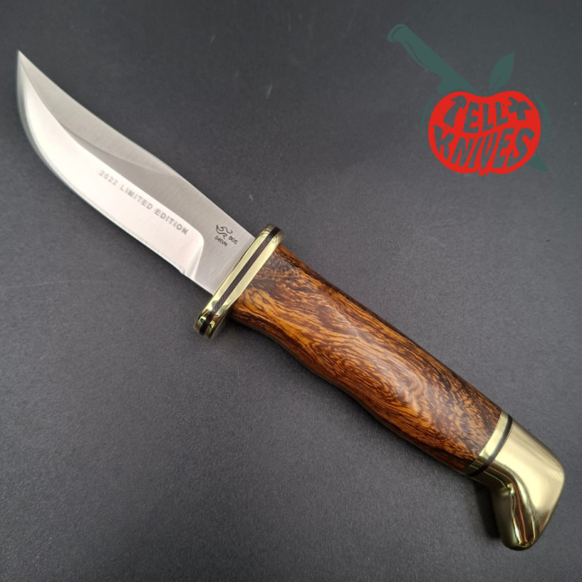 BUCK Knives 2022 Limited Edition 212 Legacy Ranger S35VN stainless steel  brass guard and pommel ironwood handle