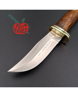 BUCK Knives 2022 Limited Edition 212 Legacy Ranger S35VN stainless steel  brass guard and pommel ironwood handle