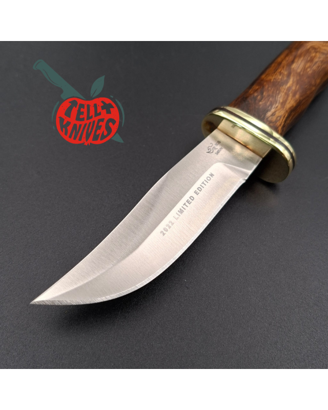 BUCK Knives 2022 Limited Edition 212 Legacy Ranger S35VN stainless steel  brass guard and pommel ironwood handle