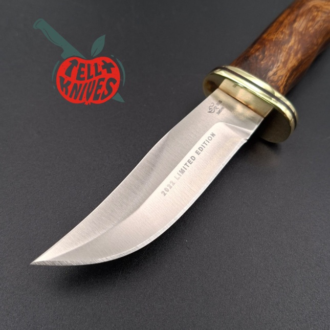 BUCK Knives 2022 Limited Edition 212 Legacy Ranger S35VN stainless steel  brass guard and pommel ironwood handle