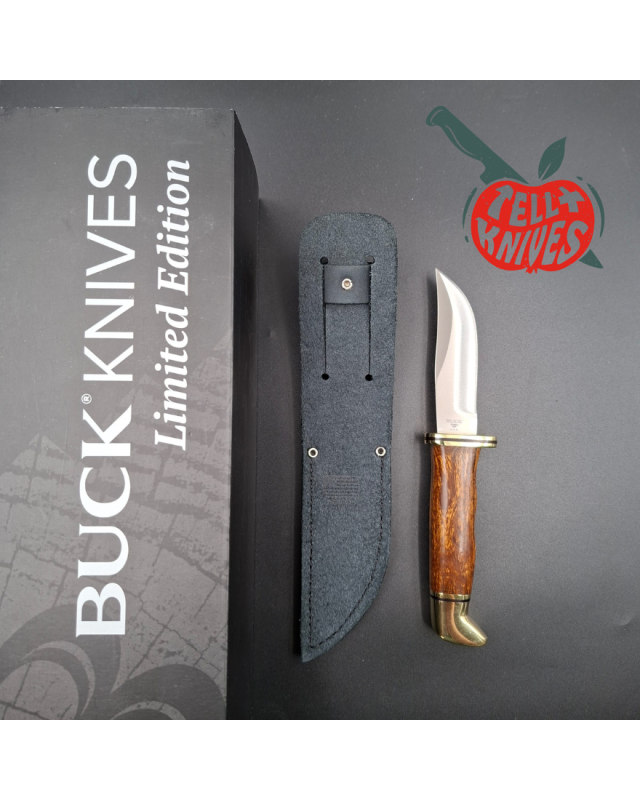 BUCK Knives 2022 Limited Edition 212 Legacy Ranger S35VN stainless steel  brass guard and pommel ironwood handle