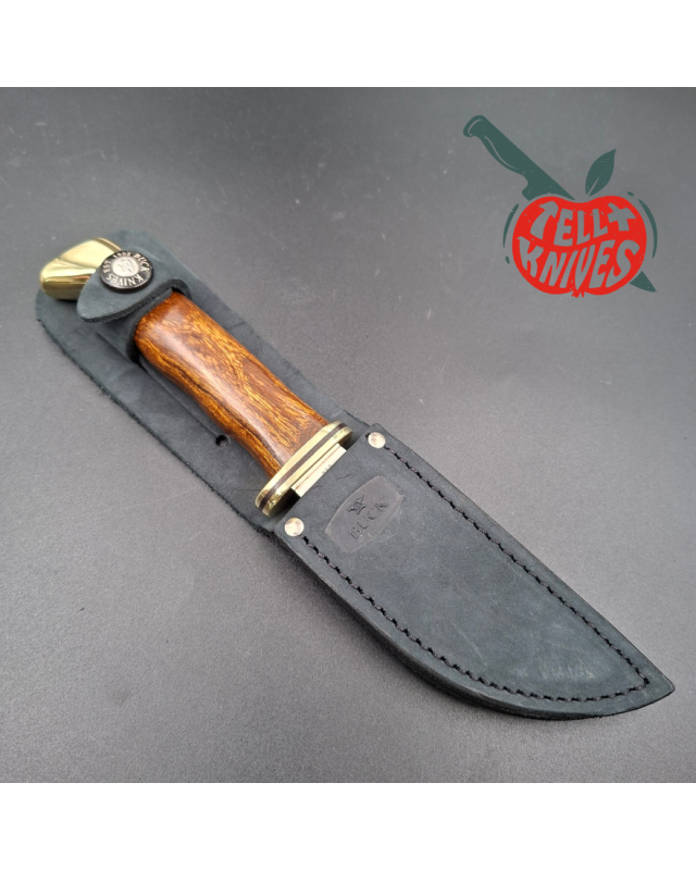 BUCK Knives 2022 Limited Edition 212 Legacy Ranger S35VN stainless steel  brass guard and pommel ironwood handle