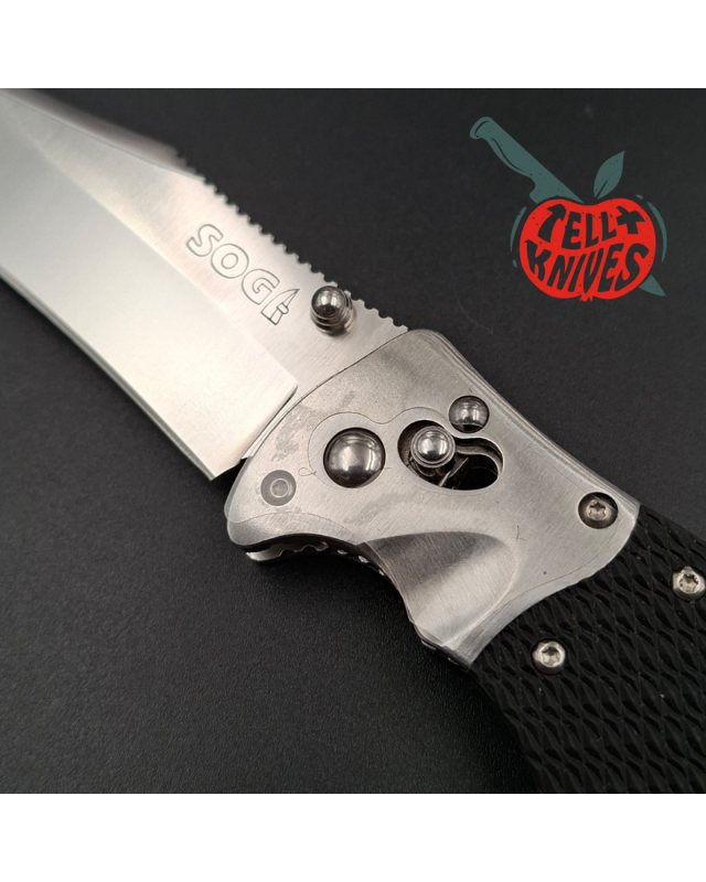 SOG 2006 TomCat 3.0 20th Anniversary VG-10 steel Kraton handle with pouch and box