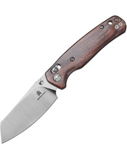 Bestech Cicada's Wing B-Lock Stainless Steel Stonewash Finish Ironwood Handle