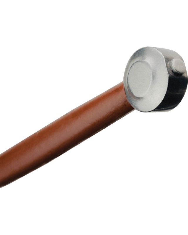 Kingston Arms Scottish Claymore Satin 5160 Carbon Steel Blade Brown Leather Handle