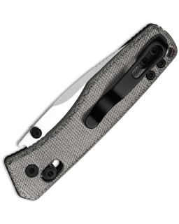 Kizer Aegis Clutch Lock Satin AEB-L Steel Blade Black Micarta Handle