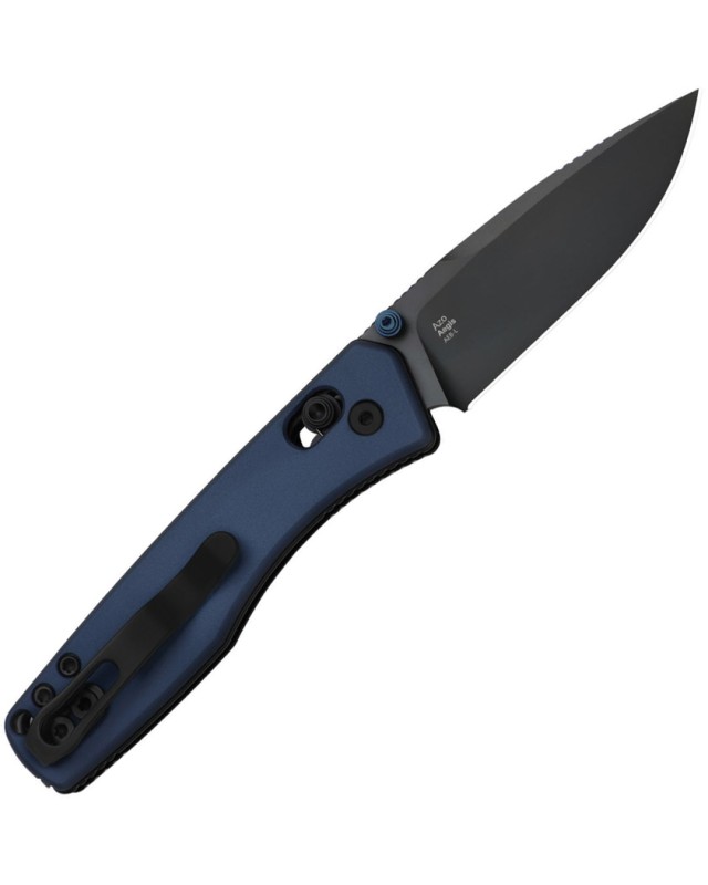 Kizer Aegis Clutch Lock Black DLC AEB-L Steel Blade Blue Aluminium Handle