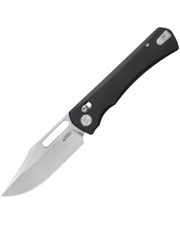 Kubey TBO Crossbar Lock Satin 14C28N Black G10 Handle