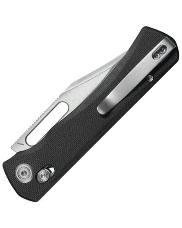 Kubey TBO Crossbar Lock Satin 14C28N Black G10 Handle